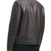 Cowhide Dark Brown Leather Jacket