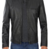 Men’s Black Cowhide Real Leather Jacket
